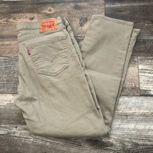 Levi's 511 Jeans Pants Mens 34x30
Beige Slim Straight 100% Cotton